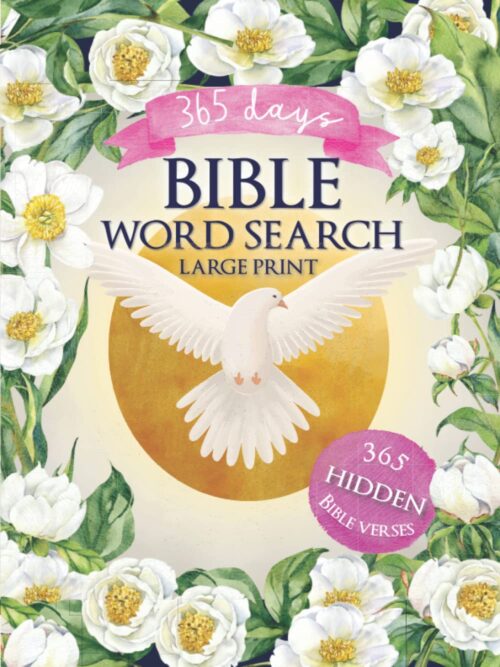 365 Days Bible Word Search Large Print Puzzle Book