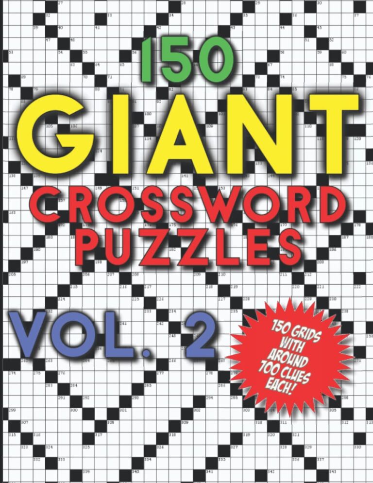 150 Giant Crossword Puzzles Vol. 2 Blackpaper Publishing