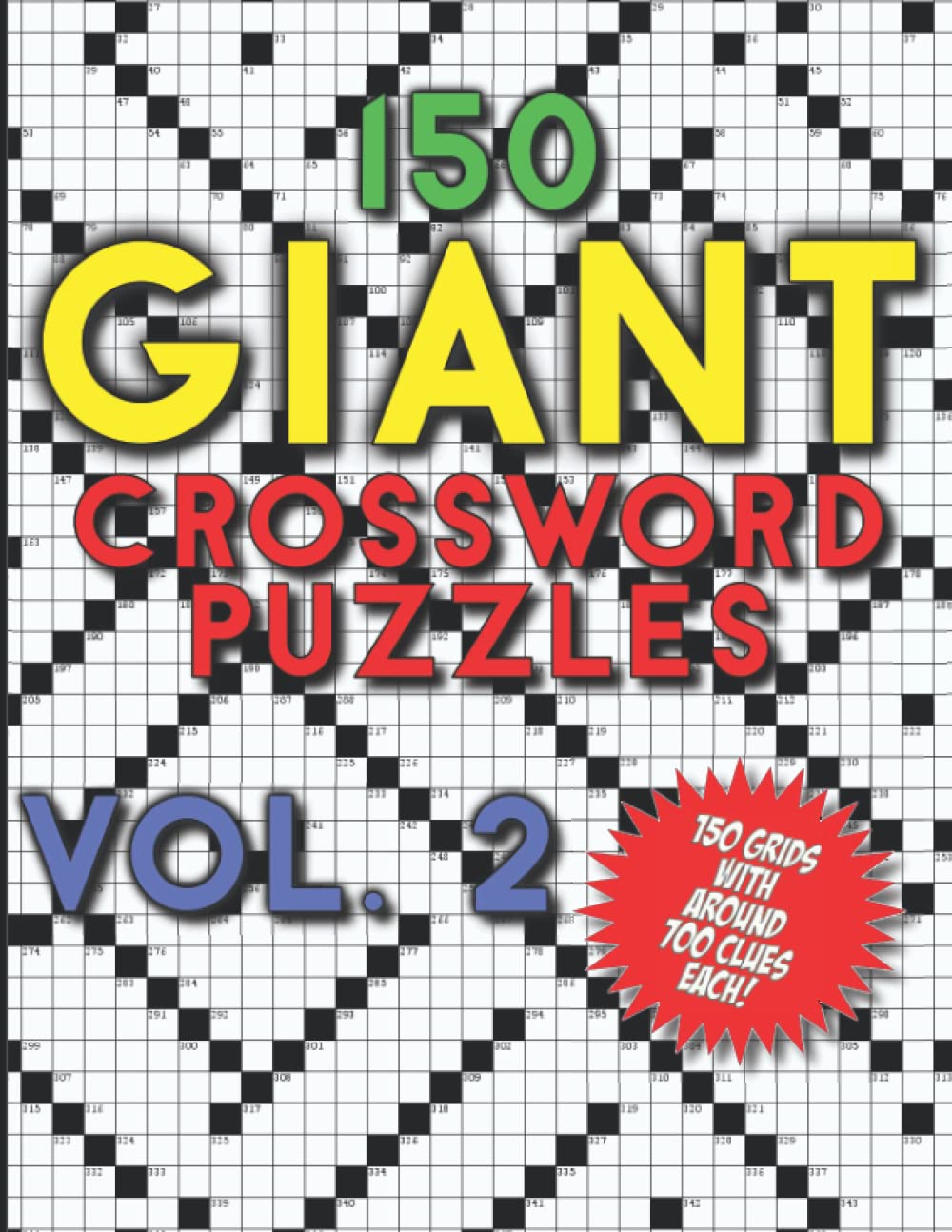150 Giant Crossword Puzzles Vol 2 Blackpaper Publishing