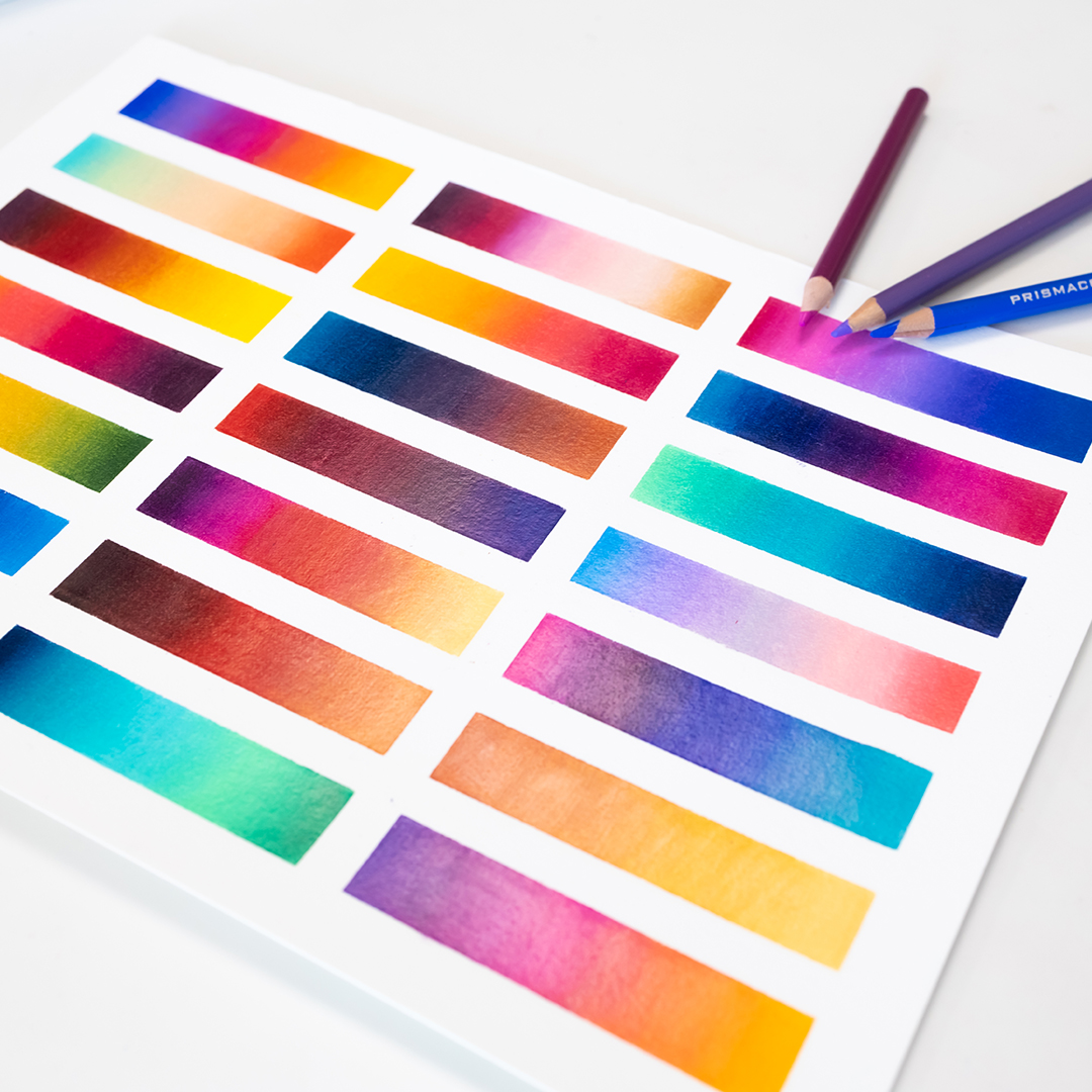 prismacolor blending gradients