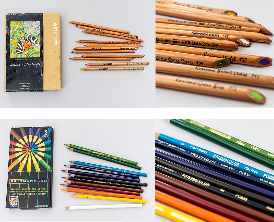 Vintage Prismacolor Colored Pencils