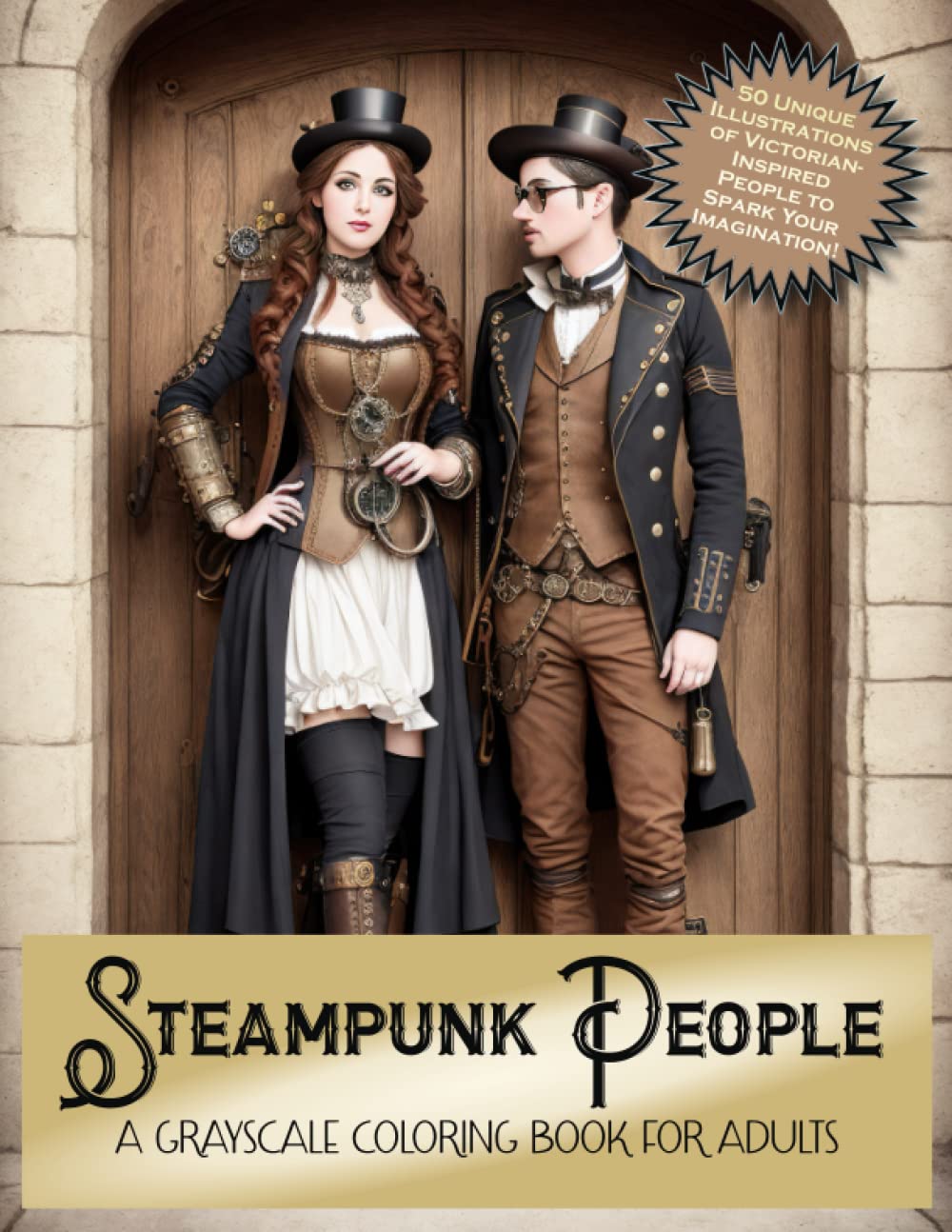 steampunk coloring book